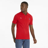 Tricou de Barbat cu Guler, Puma Ferrari, 2022, Rosu - FansBRANDS®