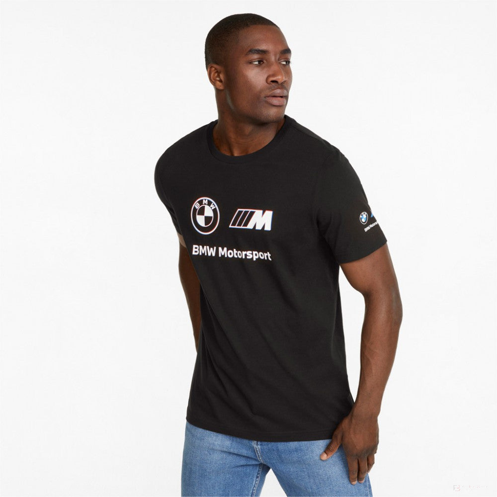 Tricou de Barbat, Puma BMW MMS Logo, 2022, Negru
