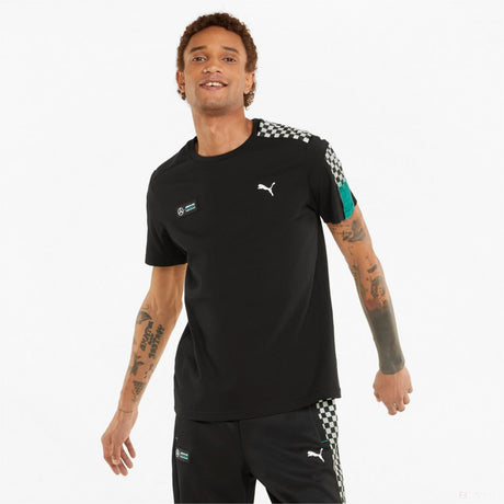 Tricou de Barbat, Puma Mercedes, 2022, Negru - FansBRANDS®