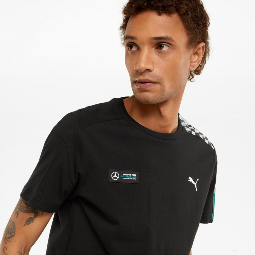 Tricou de Barbat, Puma Mercedes, 2022, Negru - FansBRANDS®
