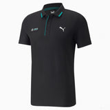 Tricou de Barbat cu Guler, Puma Mercedes, 2022, Negru - FansBRANDS®