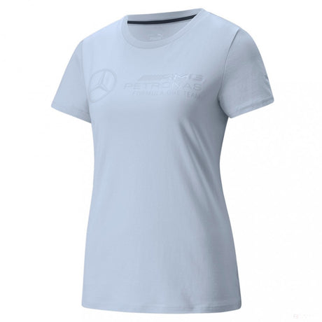 Tricou de Dama, Puma Mercedes Team Logo, 2022, Albastru - FansBRANDS®