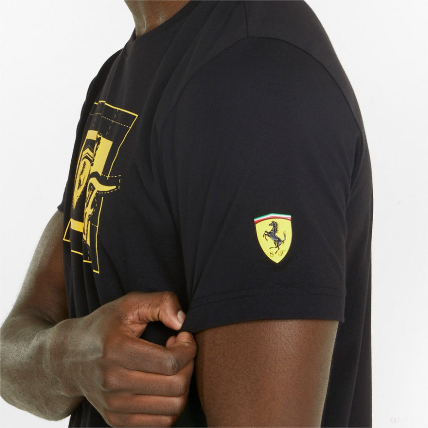 Tricou de Barbat, Puma Ferrari Race, 2022, Negru - FansBRANDS®