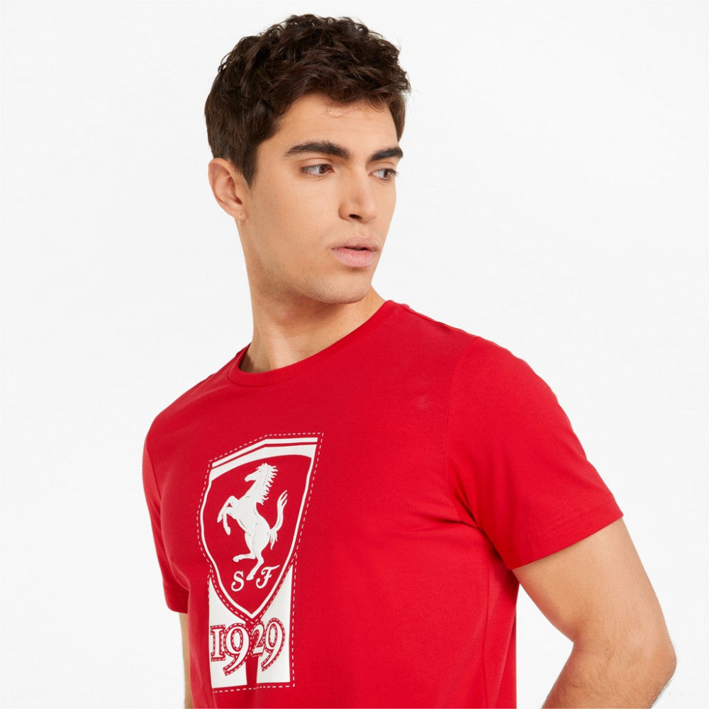 Tricou de Barbat, Puma Ferrari Race Scudetto, 2022, Rosu - FansBRANDS®