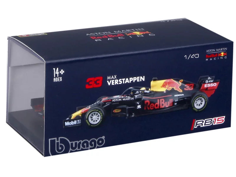 Mașinuță Red Bull Racing, Max Verstappen, WW Nr. 1 R1, bburago, albastru 🔥