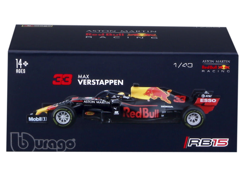 Mașinuță Red Bull Racing, Max Verstappen, WW Nr. 1 R1, bburago, albastru 🔥