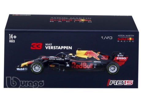 Mașinuță Red Bull Racing, Max Verstappen, WW Nr. 1 R1, bburago, albastru 🔥