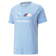 BMW MMS t-shirt, Puma, ESS, logo, light blue - FansBRANDS®