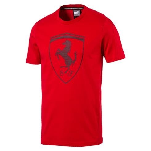 Ferrari T-shirt, Puma BigShield, Red, 2017
