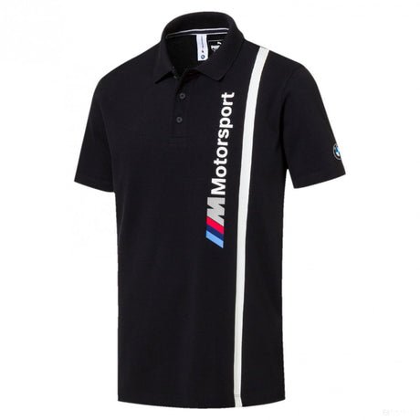 Tricou de Barbat cu Guler, Puma BMW MMS, Negru, 2018 - FansBRANDS®