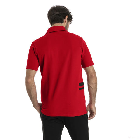 Tricou de Barbat cu Guler, Puma Ferrari Fan Lifestyle, Rosu, 2018 - FansBRANDS®
