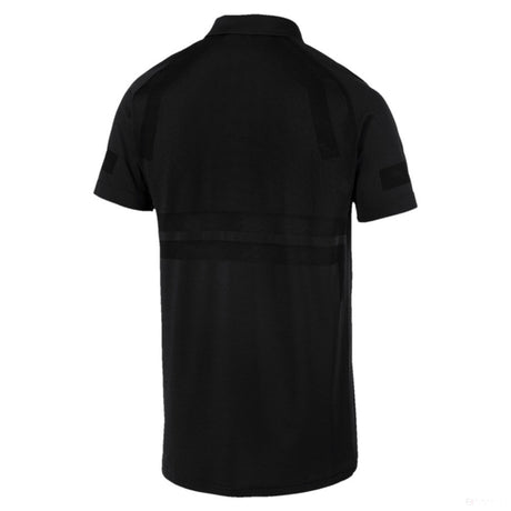 Tricou de Barbat cu Guler, Puma Mercedes ecoKNIT, Negru, 2019 - FansBRANDS®