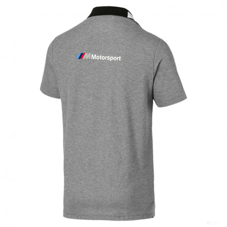 Tricou de Barbat cu Guler, Puma BMW Motorsport, Gri, 2019 - FansBRANDS®