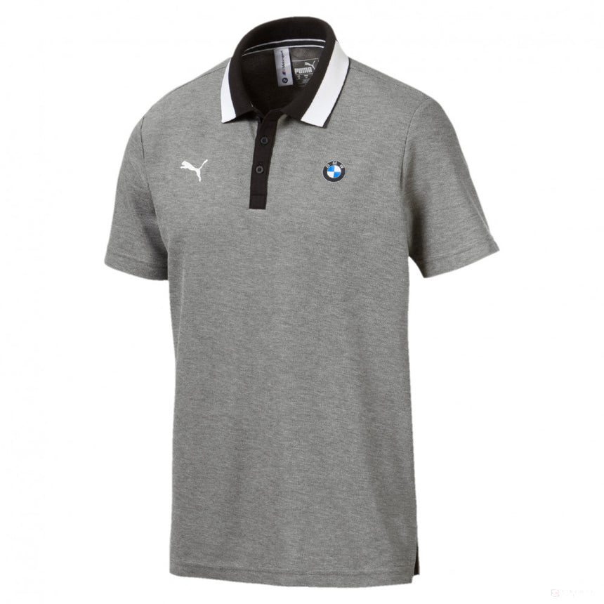 Tricou de Barbat cu Guler, Puma BMW Motorsport, Gri, 2019 - FansBRANDS®