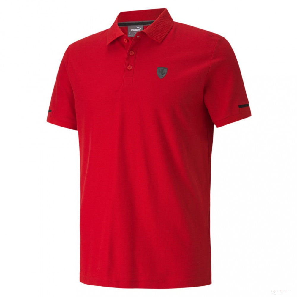 Tricou de Barbat cu Guler, Puma Ferrari Style, Rosu, 2020 - FansBRANDS®