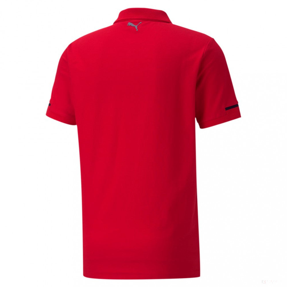 Tricou de Barbat cu Guler, Puma Ferrari Style, Rosu, 2020 - FansBRANDS®