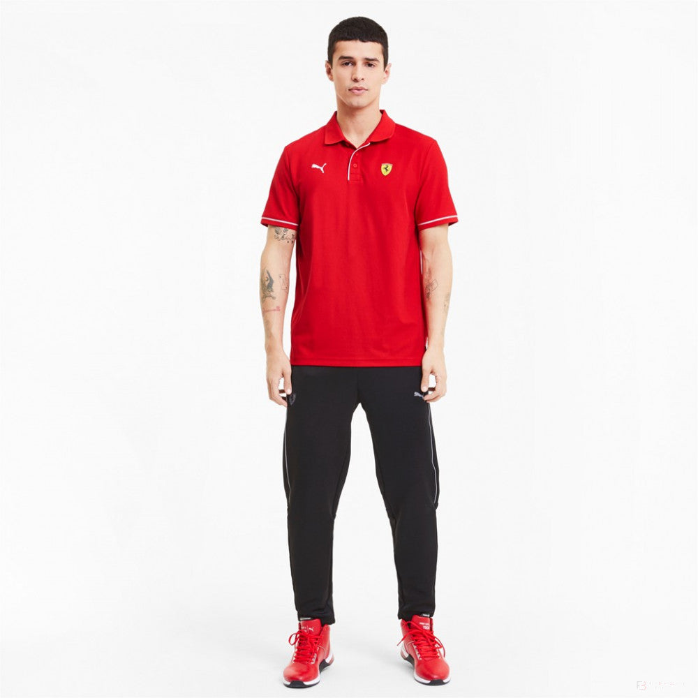 Tricou de Barbat cu Guler, Puma Ferrari Race, Rosu, 2020 - FansBRANDS®