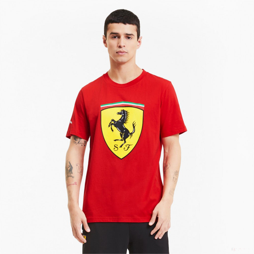 Tricou de Barbat, Puma Ferrari Race Big Shield+, Rosu, 2020