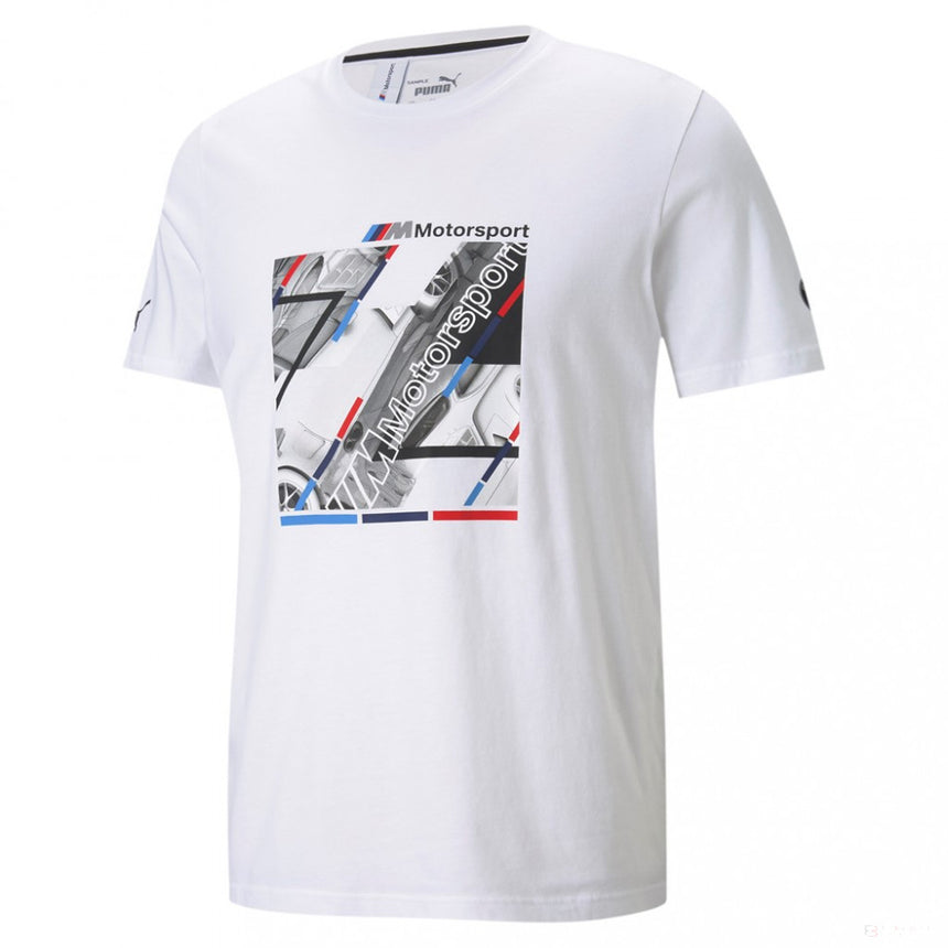 Tricou de Barbat, Puma BMW MMS Graphic, Alb, 2021 - FansBRANDS®