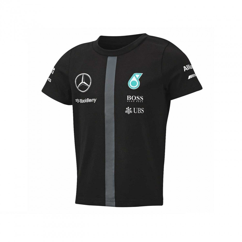 Tricou de Copil, Mercedes, Negru, 2015 - FansBRANDS®