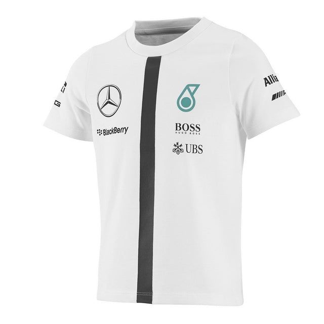 Tricou de Copil, Mercedes, Alb, 2015 - FansBRANDS®