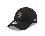 Șapcă New York Yankees, New Era, 9FORTY, contur pop, negru