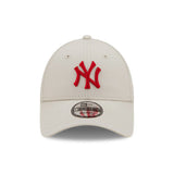 Șapcă New York Yankees, New Era, 9FORTY, esențial, crem