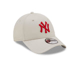 Șapcă New York Yankees, New Era, 9FORTY, esențial, crem