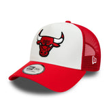 Șapcă Chicago Bulls, New Era, trucker, alb