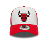 Șapcă Chicago Bulls, New Era, trucker, alb