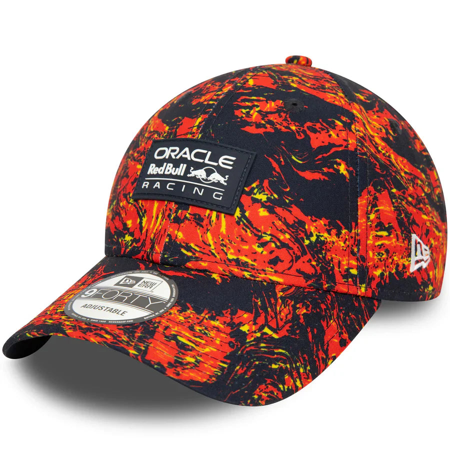 Căciulă de iarnă Red Bull, New Era, 9FORTY, AOP, multicoloră