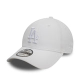 Șapcă Los Angeles Dodgers, New Era, 9FORTY, esențial, alb