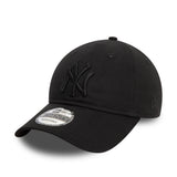 Șapcă New York Yankees, New Era, 9TWENTY, esențial, negru total