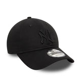 Șapcă New York Yankees, New Era, 9TWENTY, esențial, negru total
