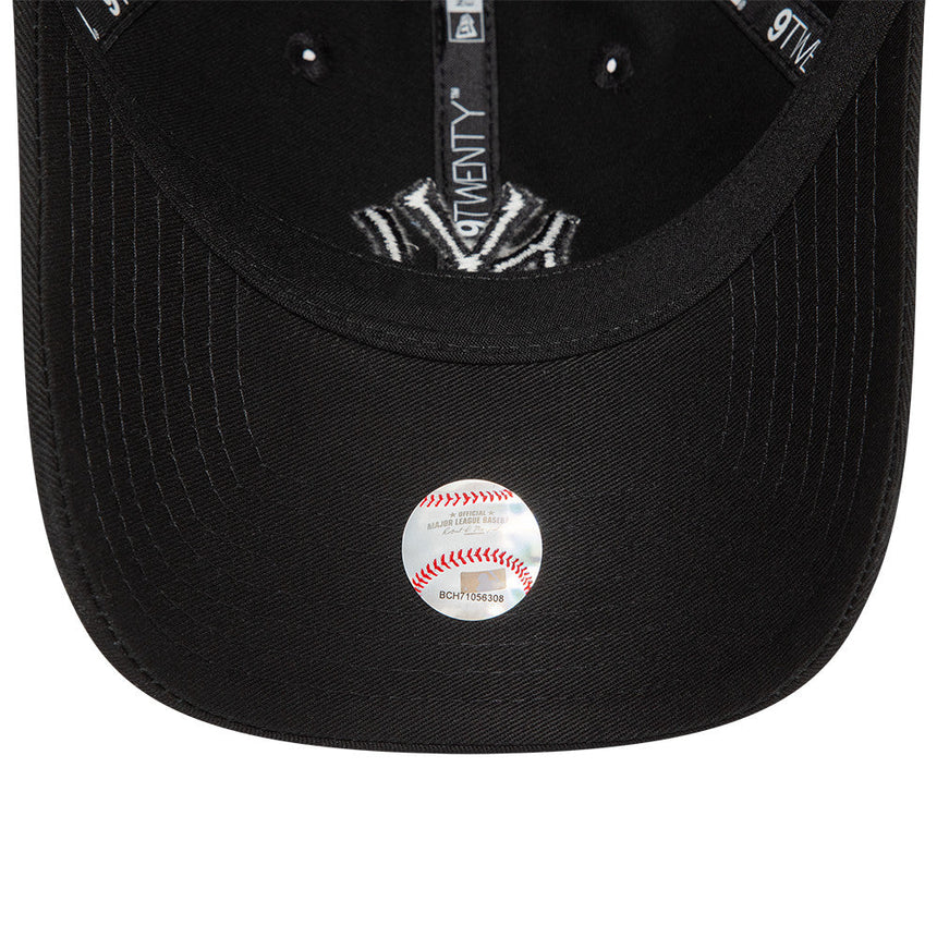 Șapcă New York Yankees, New Era, 9TWENTY, esențial, negru total