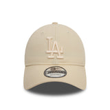 Șapcă Los Angeles Dodgers, New Era, 9TWENTY, esențial, bej