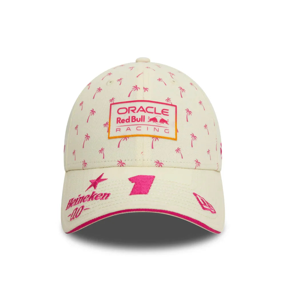 Căciulă de iarnă Red Bull, New Era, 9FORTY, Max Verstappen, Miami SE, albă