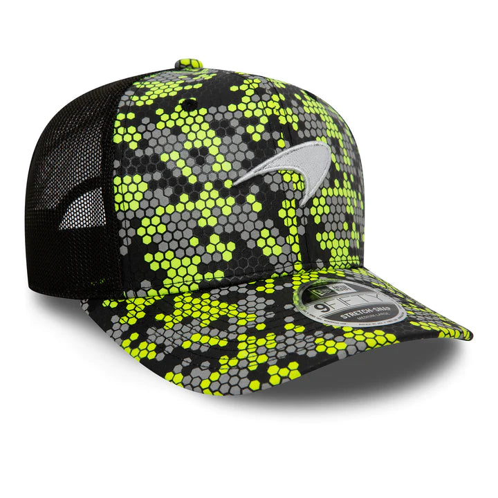 McLaren Trucker Cap, New Era, Singapore, yellow, 2024