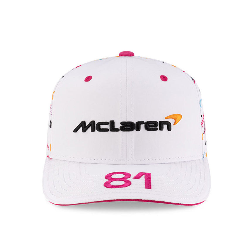McLaren Baseball Cap, Japan, Oscar Piastri, New Era, 9SEVENTY SS, White 🔥