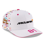 McLaren Baseball Cap, Japan, Oscar Piastri, New Era, 9SEVENTY SS, White 🔥