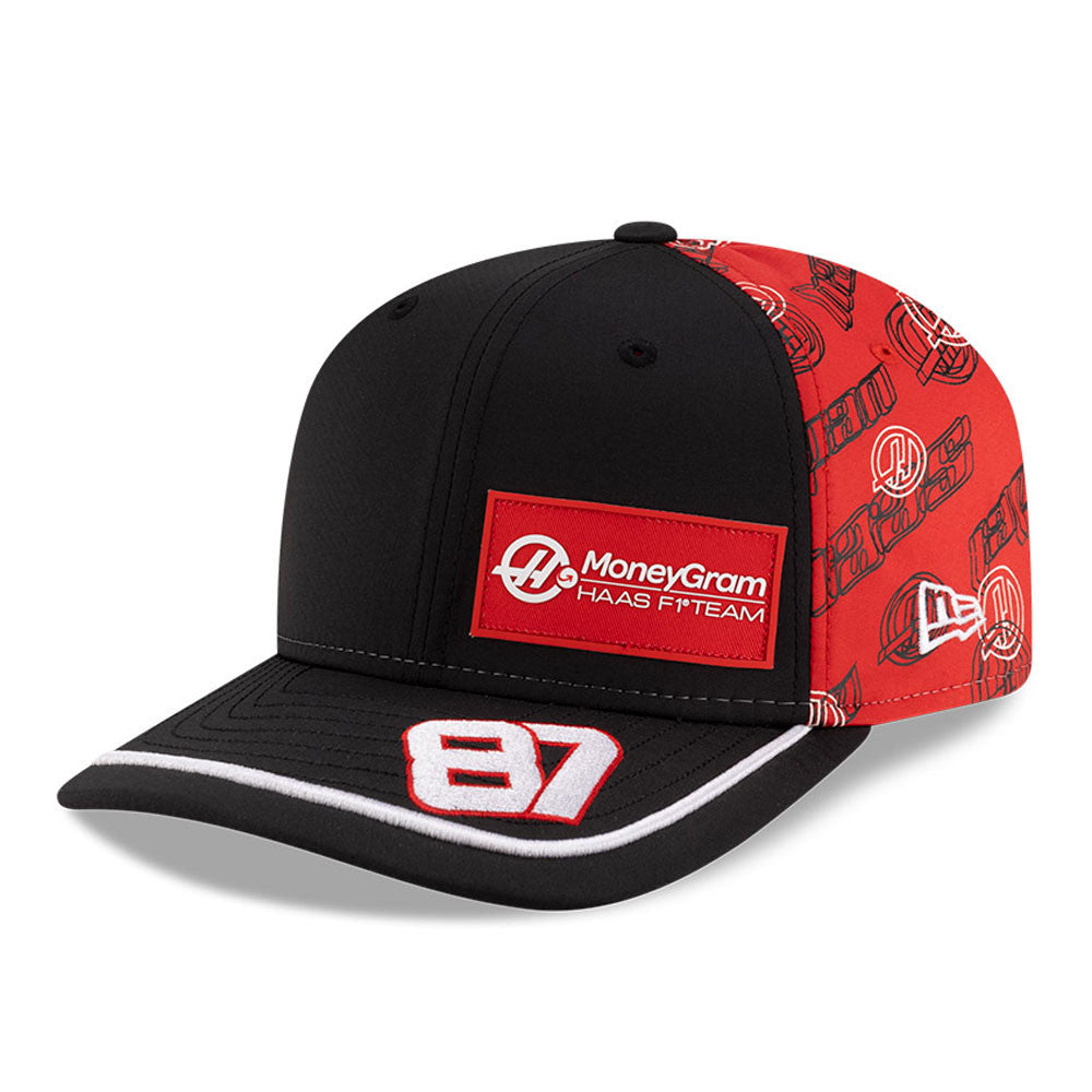 Haas F1 baseball cap, Japan, Oliver Bearman, New Era, 9SEVENTY SS, black 🔥