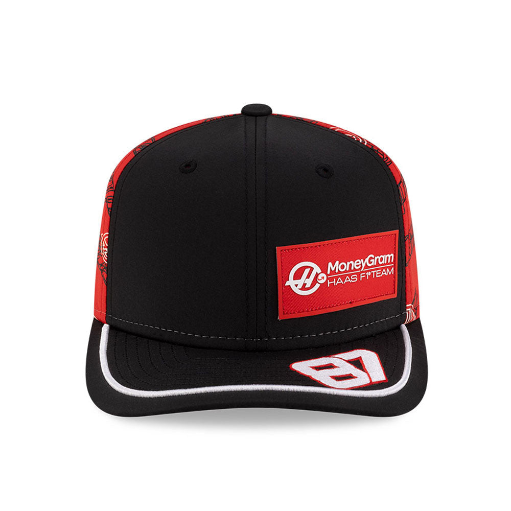 Haas F1 baseball cap, Japan, Oliver Bearman, New Era, 9SEVENTY SS, black 🔥