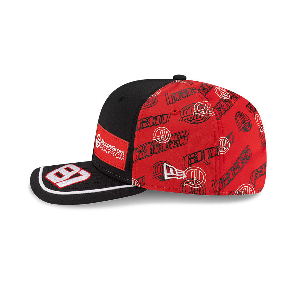 Haas F1 baseball cap, Japan, Oliver Bearman, New Era, 9SEVENTY SS, black 🔥