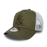 Șapcă New York Yankees, New Era, trucker, esențial, culoare khaki