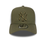 Șapcă New York Yankees, New Era, trucker, esențial, culoare khaki