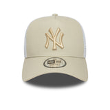 Șapcă New York Yankees, New Era, trucker, esențial, bej