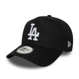 Șapcă Los Angeles Dodgers, New Era, 9FORTY, esențial, A-frame, negru