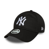 Șapcă de baseball New York Yankees, New Era, 9TWENTY, esențial pentru femei, negru