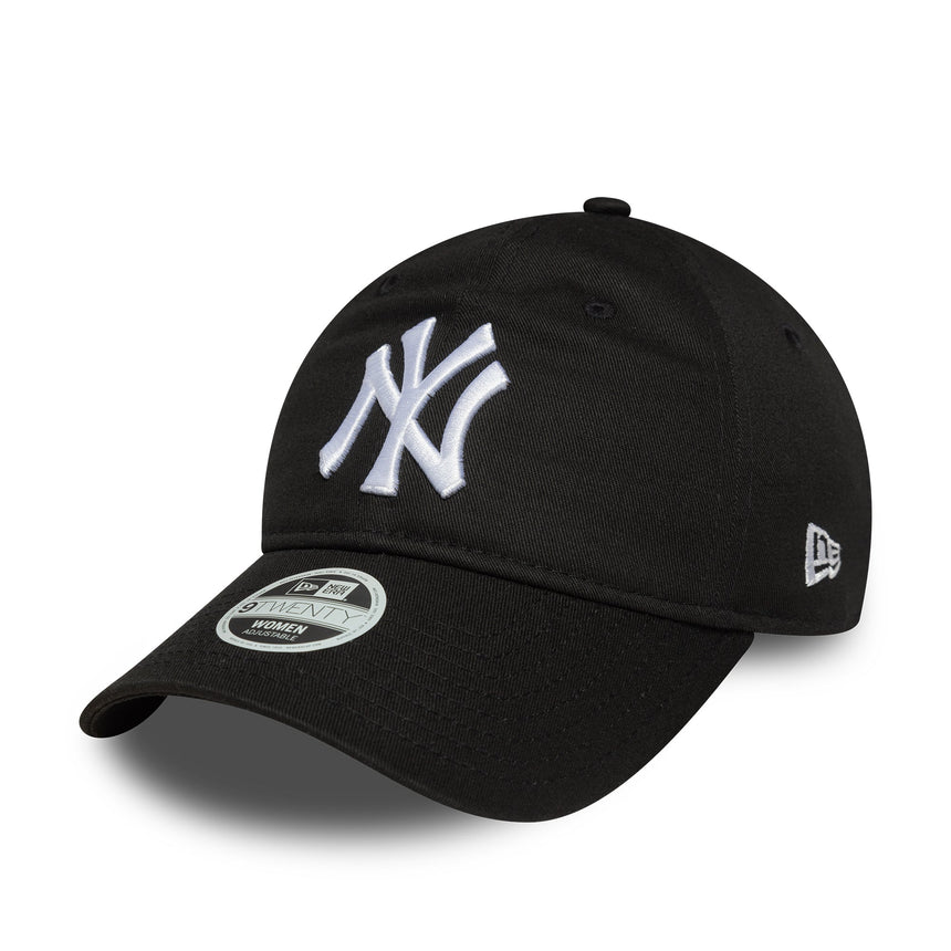 Șapcă de baseball New York Yankees, New Era, 9TWENTY, esențial pentru femei, negru