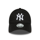 Șapcă de baseball New York Yankees, New Era, 9TWENTY, esențial pentru femei, negru